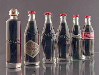 Coca Cola: volution de la bouteille