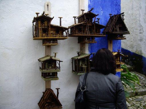 Obidos: l'exposition de chocolateries.