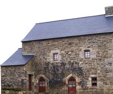 Chteau de Kastell-Coall  Landeleau, construit  la place du Chteaugal/Kastell-Gall du Marquis de Mesle