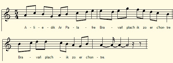 Tir de ''Kanaouenno Pobl