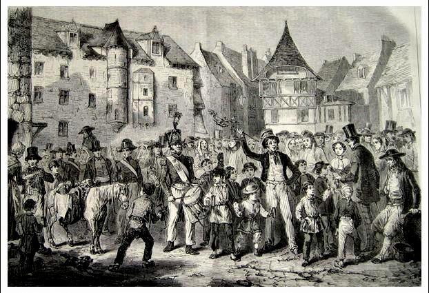 La Languimane de Landerneau, gravure de l'Illustration, 1854