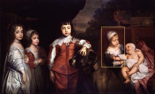 Charles I's 5 Children by Van Dick