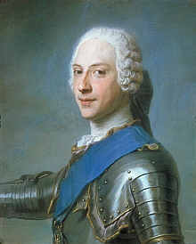 'Prince Charles Edward Stuart' par Maurice Quentin La Tour 1748 