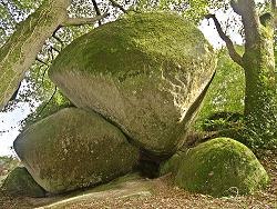 Les rochers de Coat-Mael prs de Mal-Pestivien
