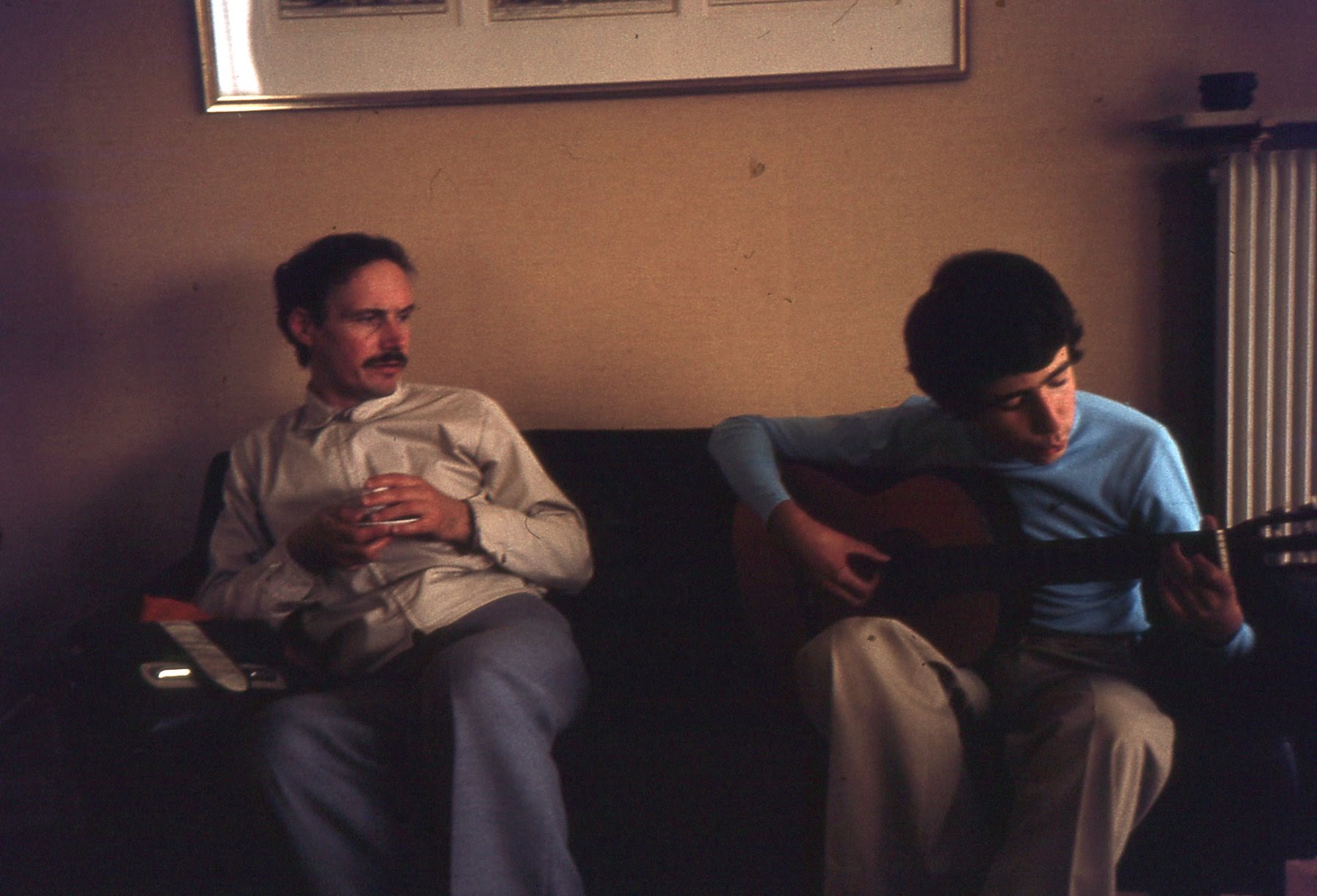 Michel et son neveu Vincent en 1978<br>
                <small>(Michel and his nephew Vincent in 1978)</small>