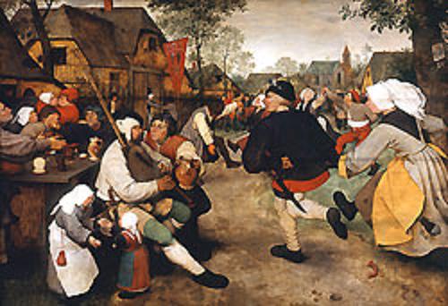 'Bauerntanz' von Bruegel d.